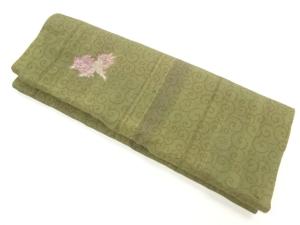 アンティーク　唐獅子模様着物洗い張り